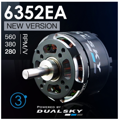 Dualsky XM6352EA-20 V3, 280KV