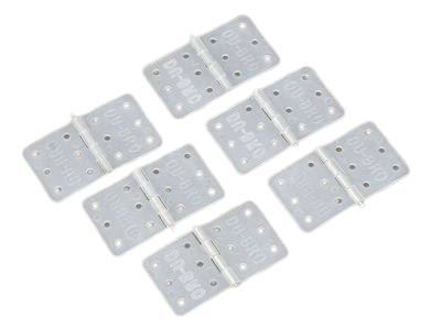 DU-BRO Nylon hængsler 16x28mm, 6stk.