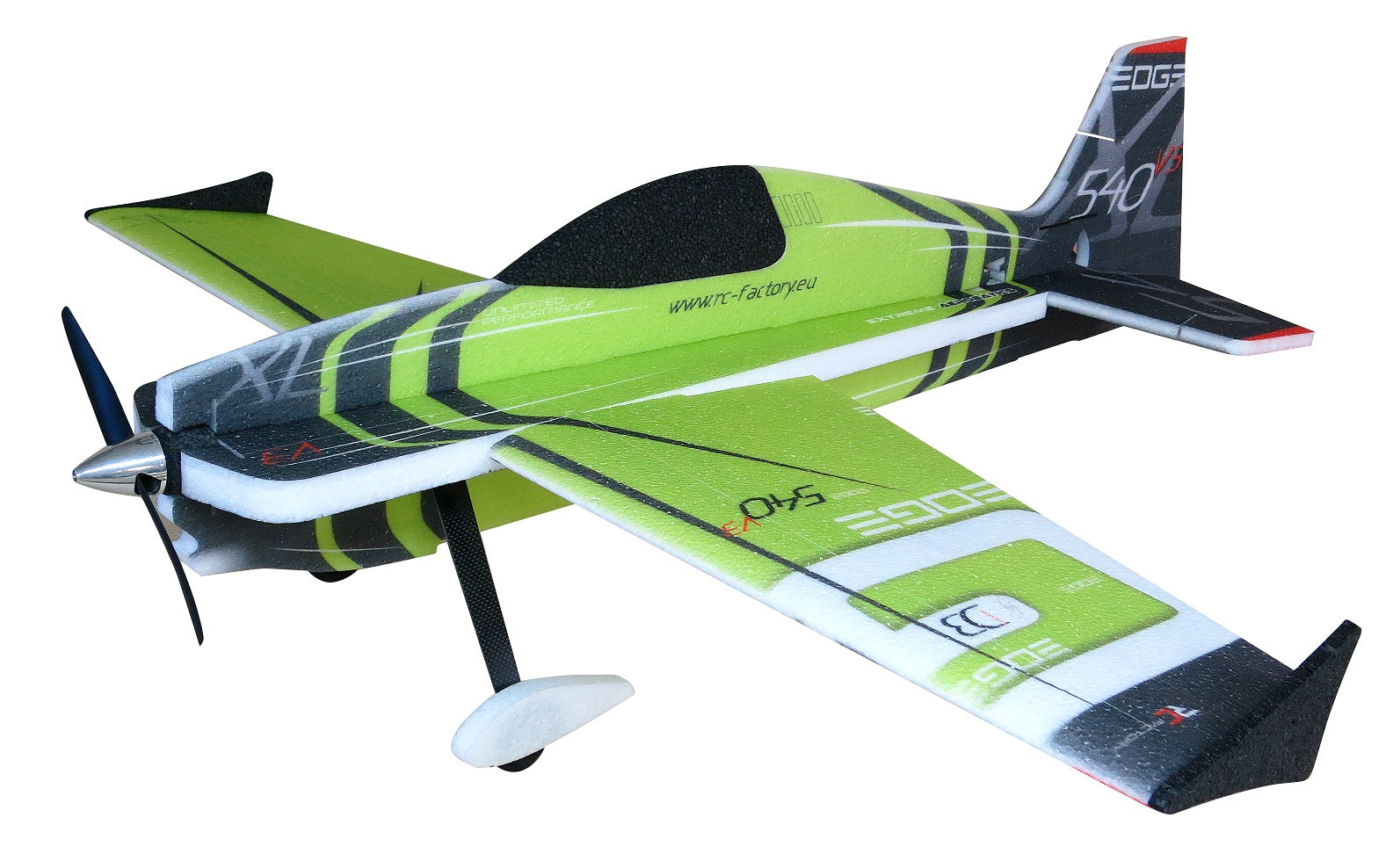 EDGE 540 V3 XL, 43" 3D EPP model, Grøn