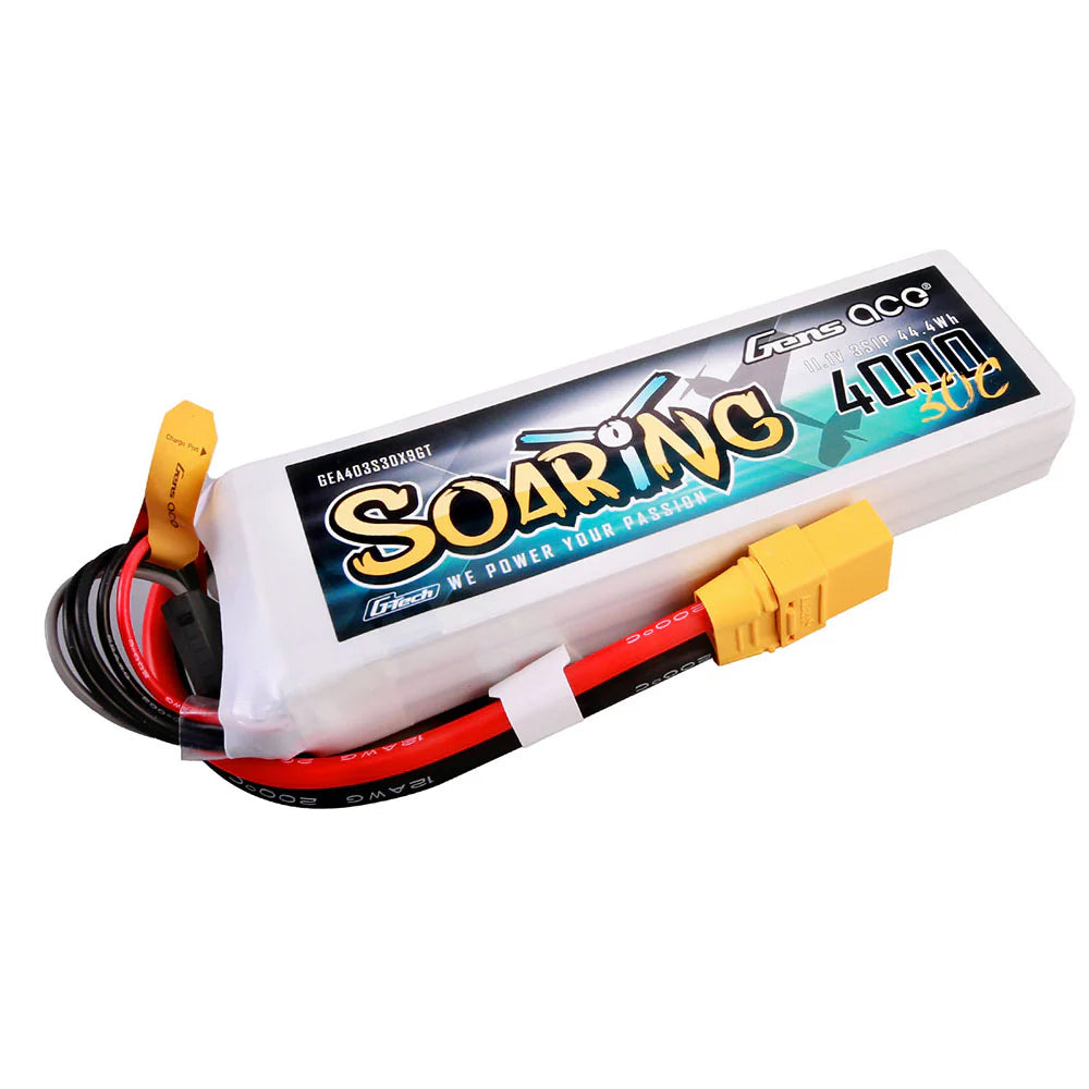 Gens ace G-Tech Soaring 3S 4000mAh 11.1V 30C XT90