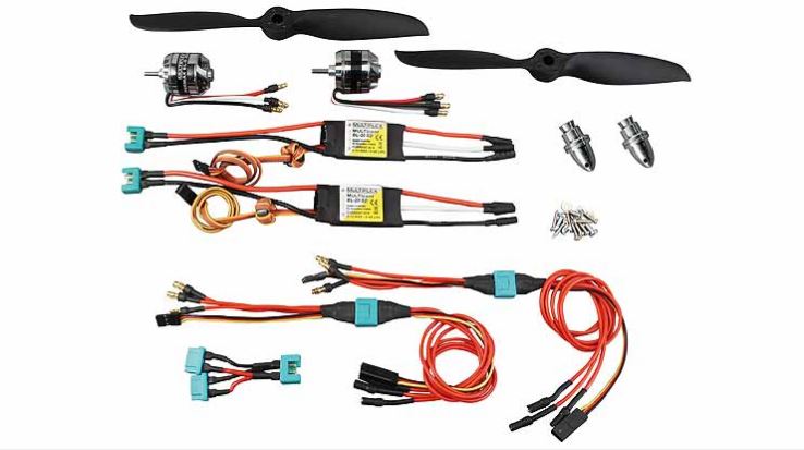 Motorsæt-børsteløst Twin Star.