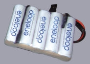 Eneloop modtager batteri, 6 Volt, 1900 mAh