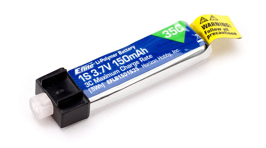1s LiPo 150mAh 45C batteri