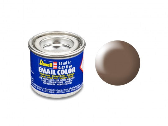 Revell Enamel maling, Brown, Silk, 14ml, RAL 8025