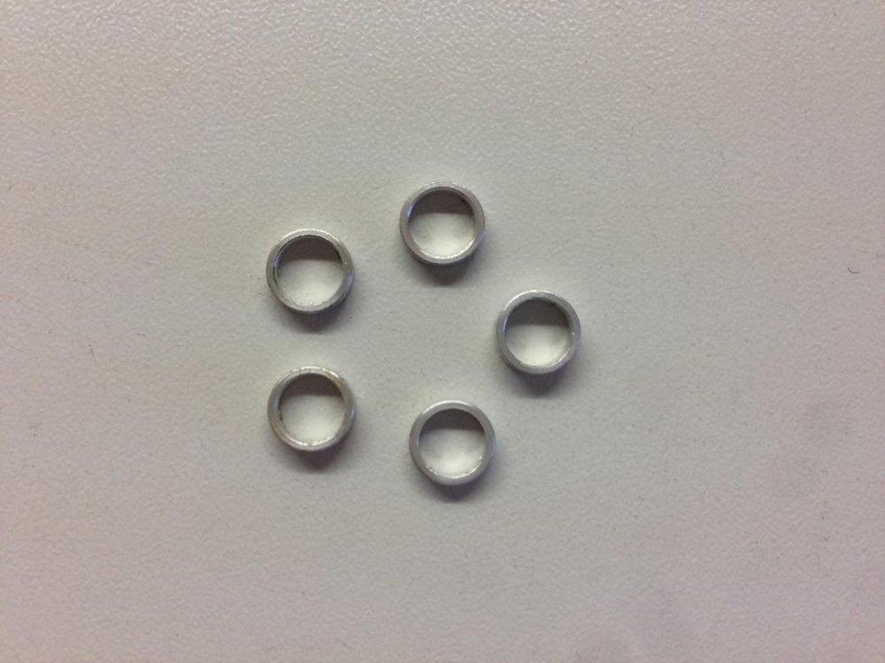 Dualsky 7 mm aluring, 5 stk. pakning