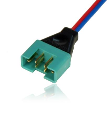 PowerBox MPX hanstik med 30cm ledning 2,5mm2.