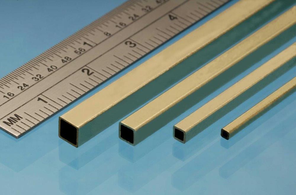 Messingrør firkantede