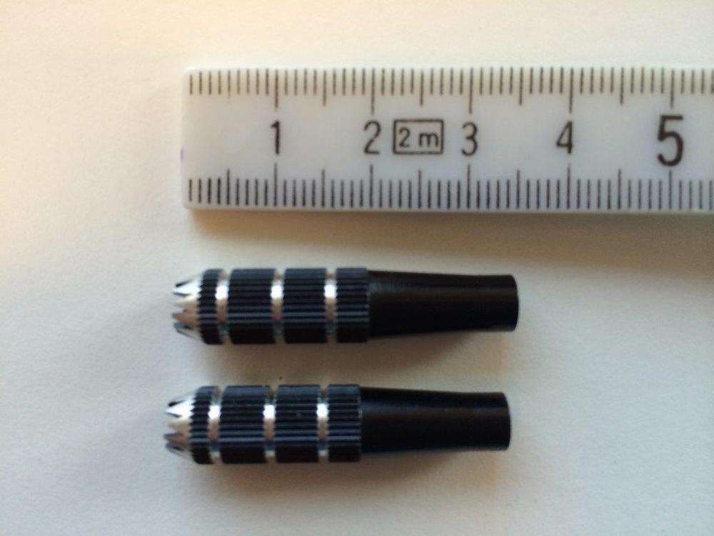 Styrepindssæt med 3mm gevind, 8x34mm sort