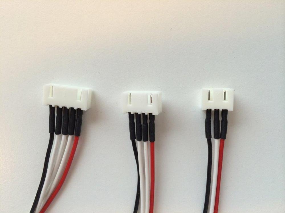 Kabel 4s med XH balancerstik, balancersiden