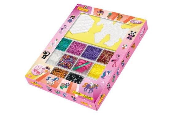 Hama midi åben gaveæske lyserød