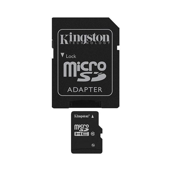 32 GB Kingston Micro SD-kort, Klasse 10.