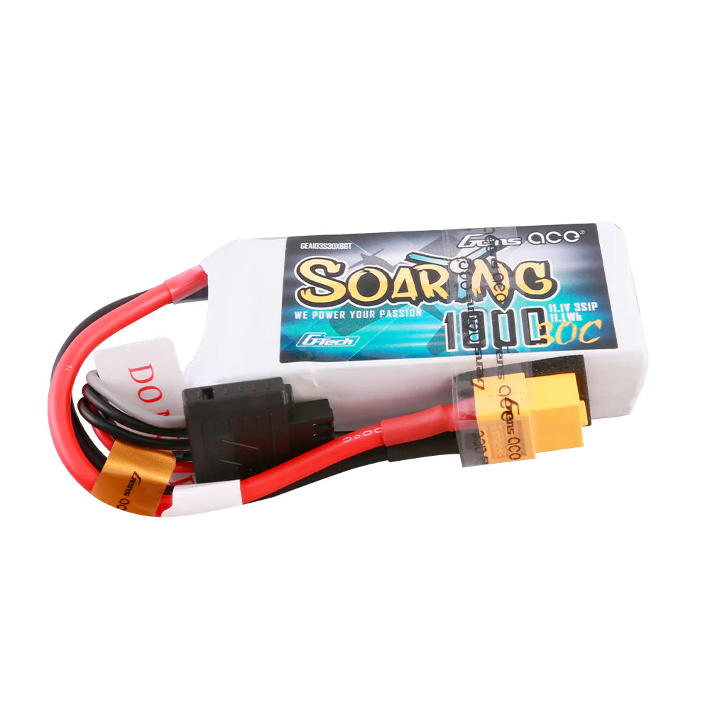 Gens ace G-Tech Soaring 3S 1000mAh 11.1V 30C XT60