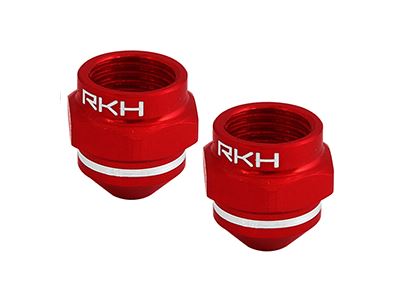 Alu motormøtrikker 2 stk. til Blade 200QX, Rød