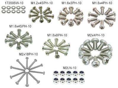 Skruesæt til CNC Upgrade Kit til Blade 200QX