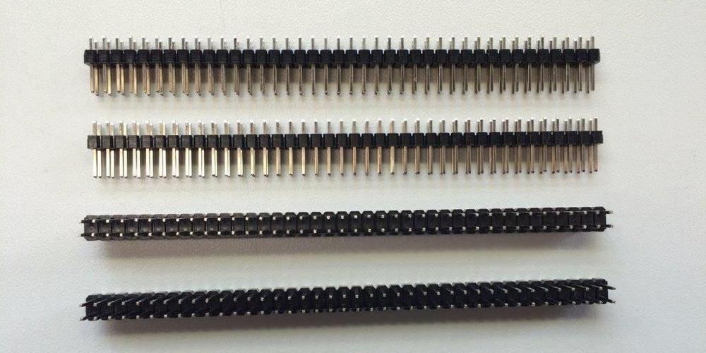 Break out pins 2x40 pins, 2 stk