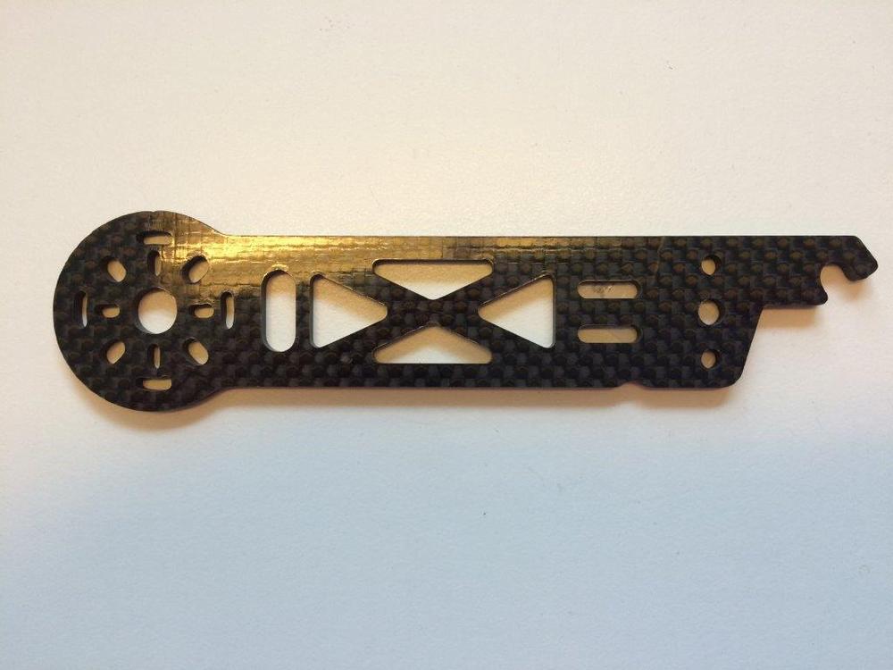 Arm-bagerst til Night Hawk 300 i kulfiber