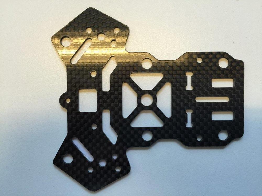 Bundplade-Kort til Night Hawk 300 i kulfiber