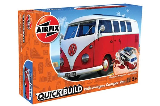 Airfix Quickbuild VW Camper Van - Rød