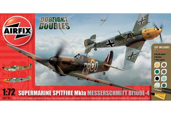 SUPERMARINE SPITFIRE MK1A MESSERSCHMITT BF109E-4