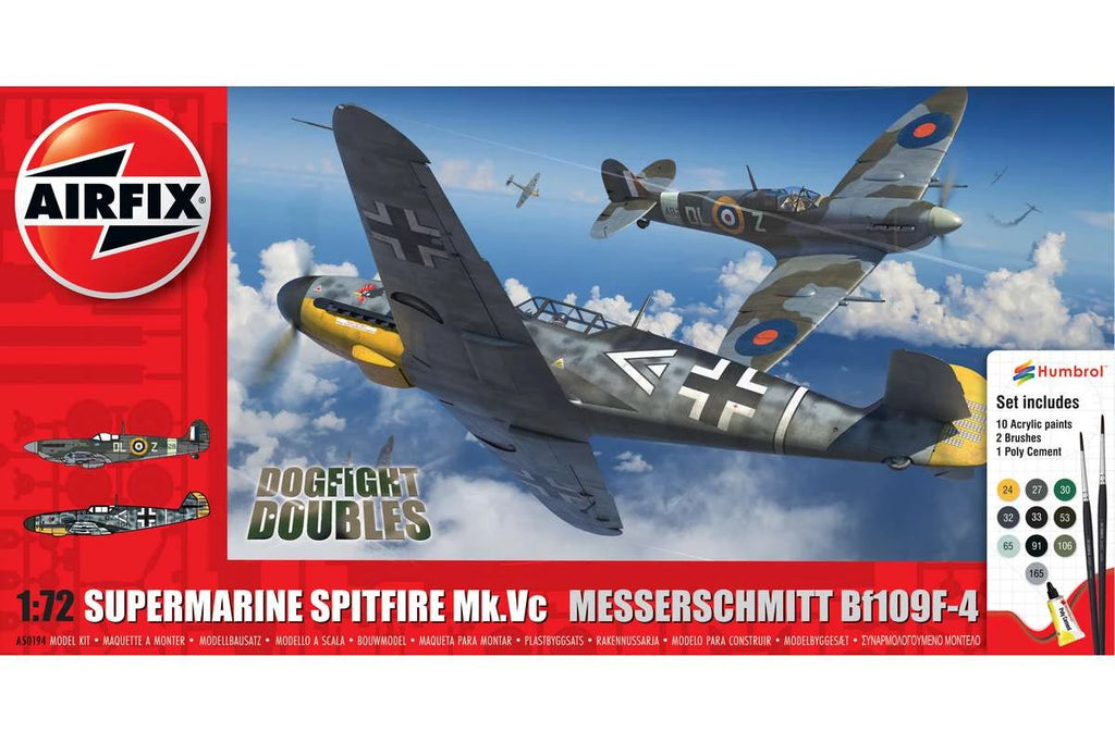 Airfix Supermarine Spitfire Mk.Vc vs Bf109F-4 Dogfight Db