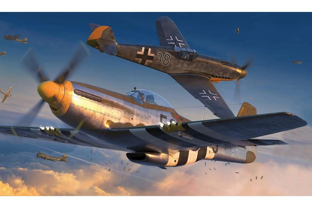 Airfix P-51D Mustang vs Bf109F-4 Dogfight Double 1:72