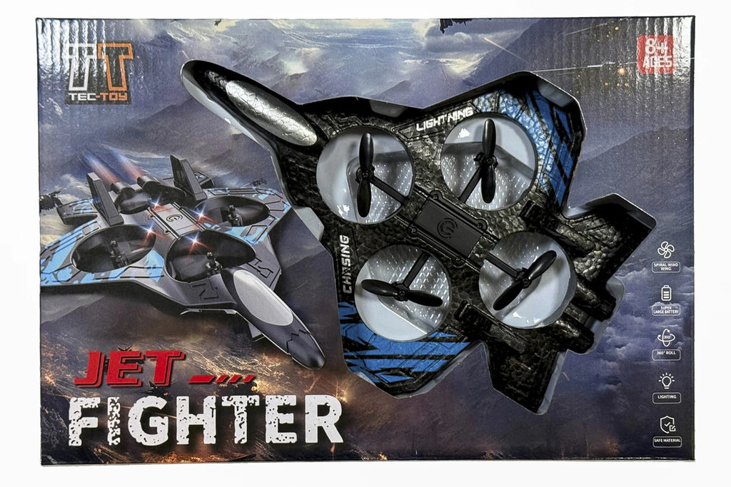 TEC-TOY F16 Jet Drone 2,4GHz w/foam body & light