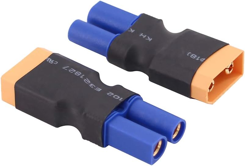 Adapterstik med XT90 hanstik og EC5 hunstik