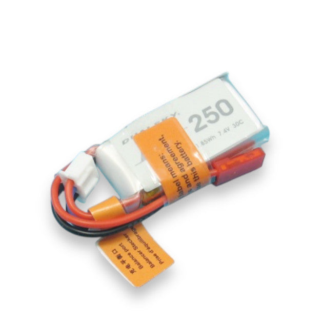 Dualsky Eco LiPo batteri, 250mAh 2S 30C
