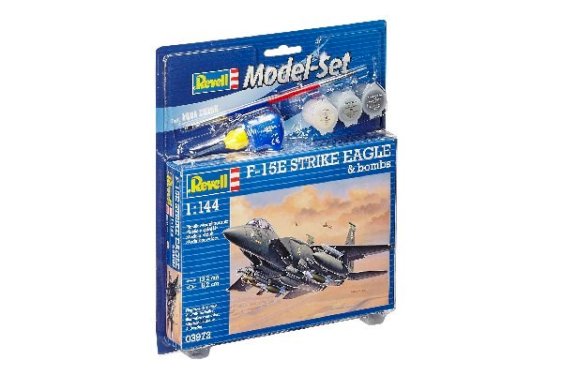 REVELL Model Set F-15E STRIKE EAGLE & bombs