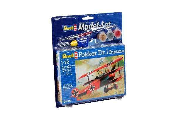 MODEL SET FOKKER DR, 1 TRIPLANE