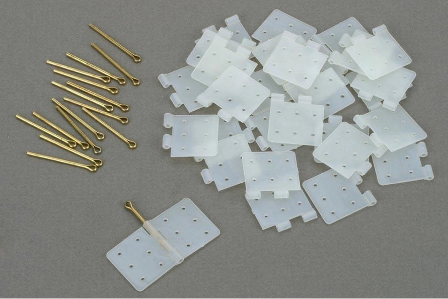 DU-BRO Nylon hængsler 19x38mm, 10 stk. Heavy Duty (Kopi)