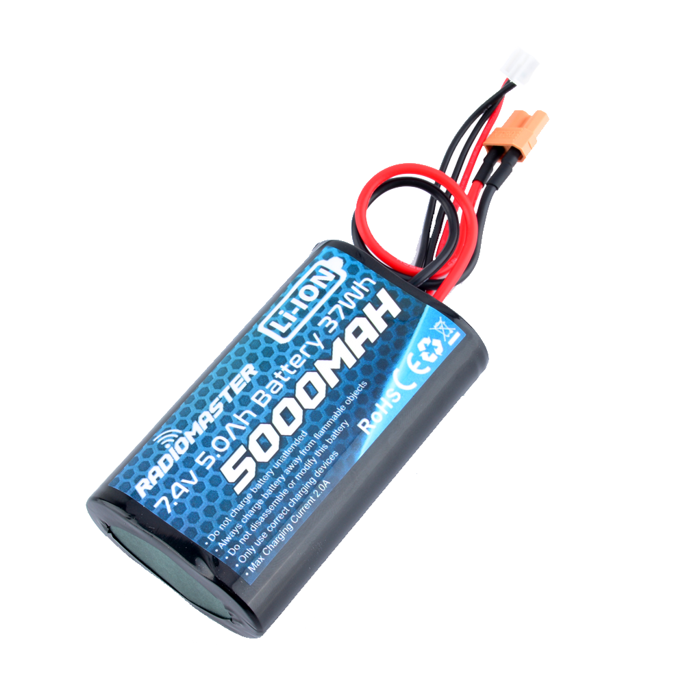 5000mAh 2s Li-ion batteri til RadioMaster TX16S sender.
