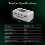 Gens ace iMars D300 Plus Smart Charger | Dual-Channel | G-tech, Hvid