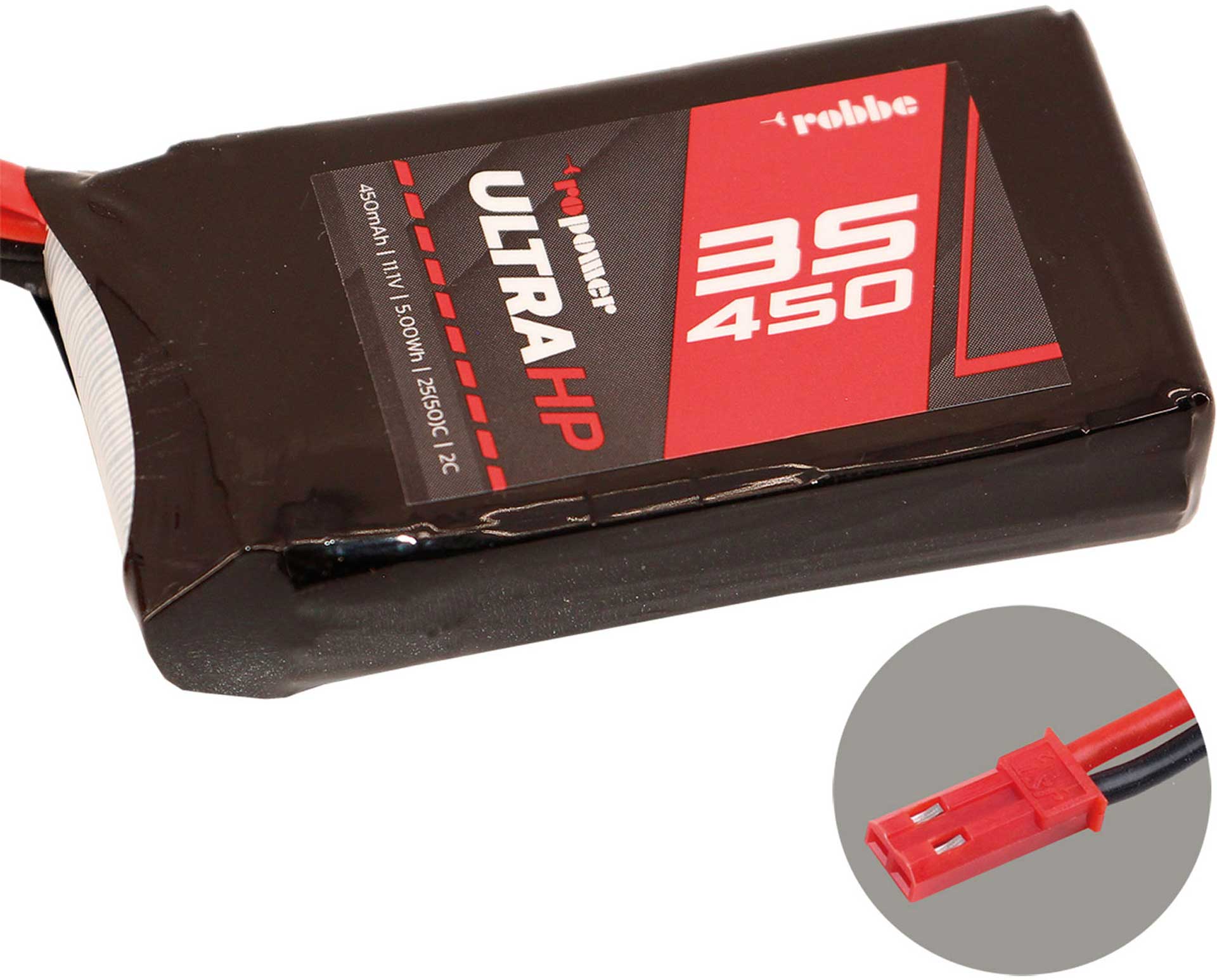 POWER ULTRA HP 450mAh 11,1 Volt 3S 25(50)C Lipo Batteri