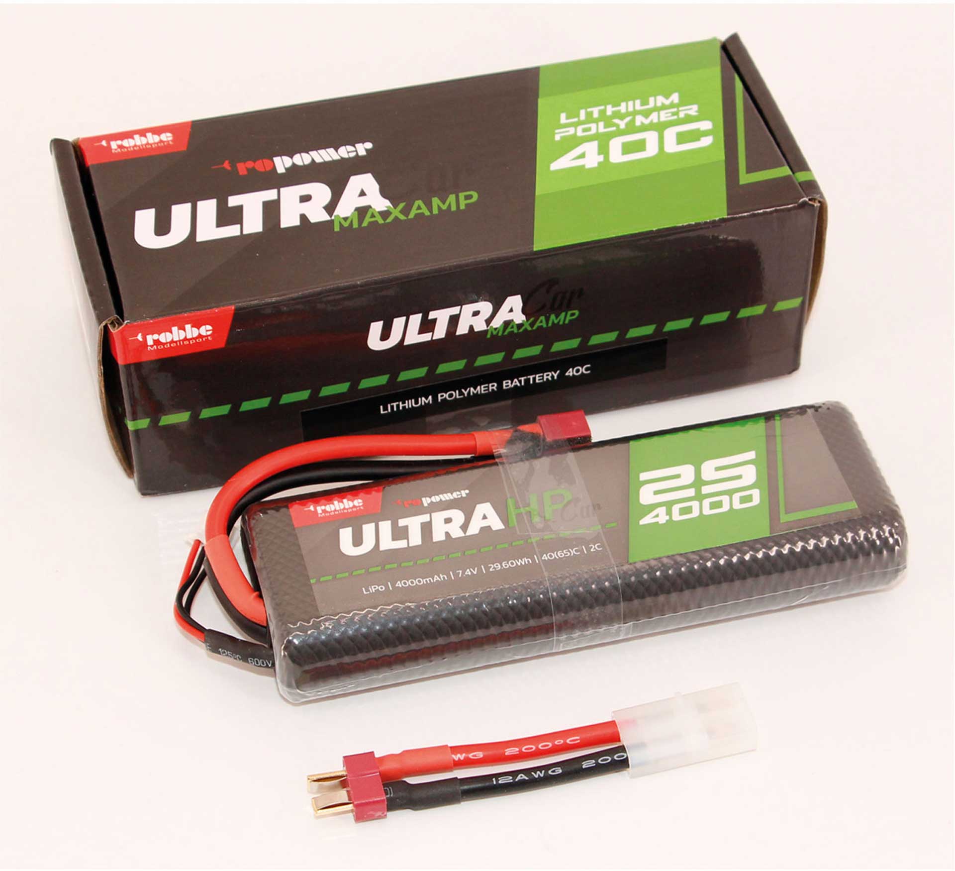 Robbe RO-POWER ULTRA HP Car 4000mAh 7,4 Volt 2S 40(65)C LIPO