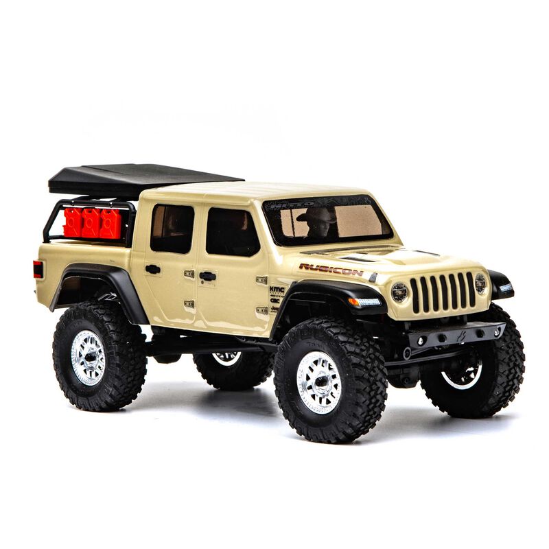 1/24 SCX24 Jeep JT Gladiator 4WD Rock Crawler Brushed RTR, Beige