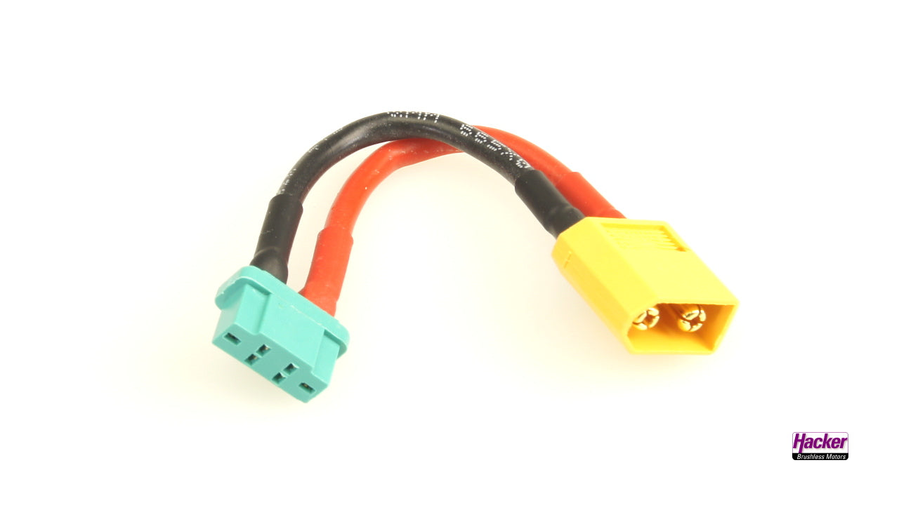 Adapterkabel med XT60 hanstik og MPX hunstik