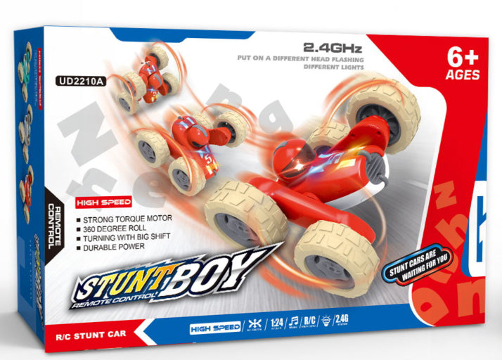Stunt Boy - 1:24 7 Channels RC Double-Sides Car