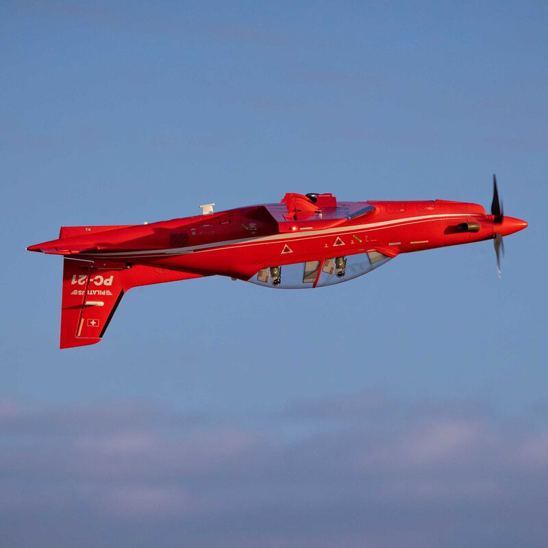 Pilatus PC-21 1,3 m BNF Basic med AS3X+ og SAFE Select FORUDBESTILLING TIL LEVERING I OKTOBER