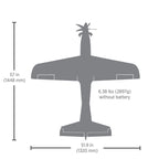 Pilatus PC-21 1,3 m BNF Basic med AS3X+ og SAFE Select FORUDBESTILLING TIL LEVERING I OKTOBER