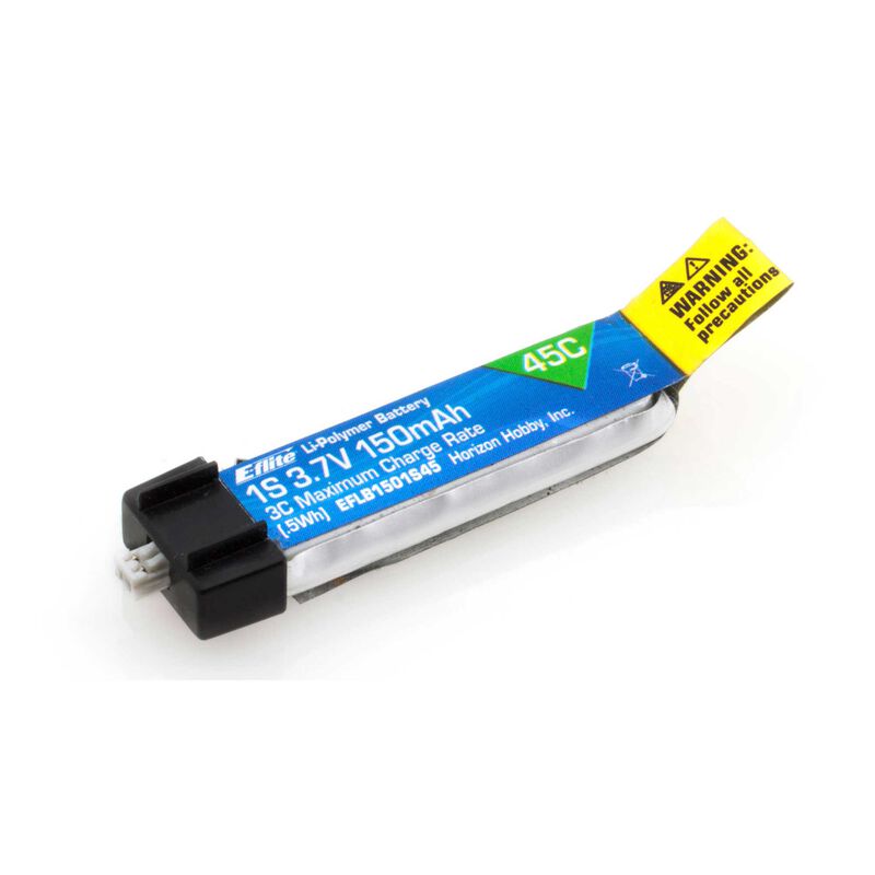 1s LiPo 150mAh 45C batteri