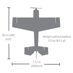 UMX Eratix 3D FF (Flat Foamy) 450mm BNF Basic with AS3X and SAFE Select