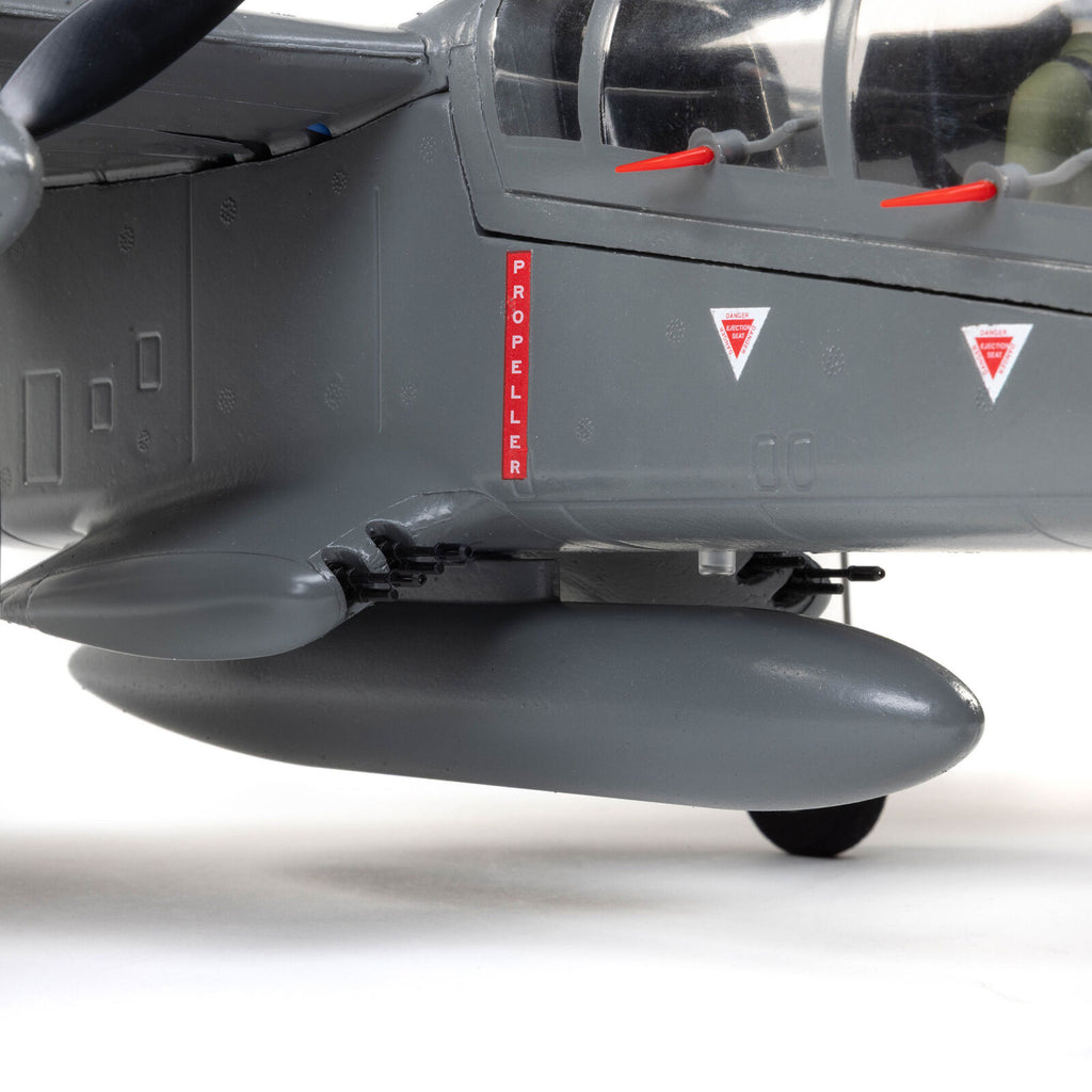 Micro OV-10 Bronco 645mm BNF Basic with AS3X and SAFE Select