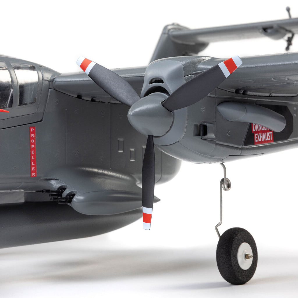 Micro OV-10 Bronco 645mm BNF Basic with AS3X and SAFE Select