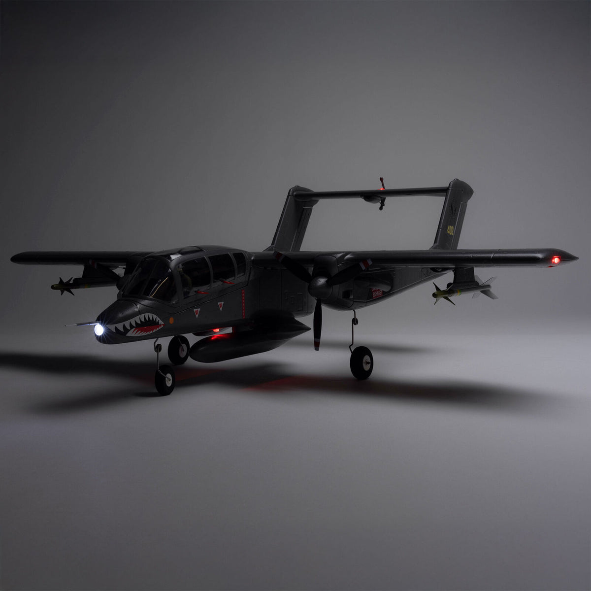 Micro OV-10 Bronco 645mm BNF Basic with AS3X and SAFE Select