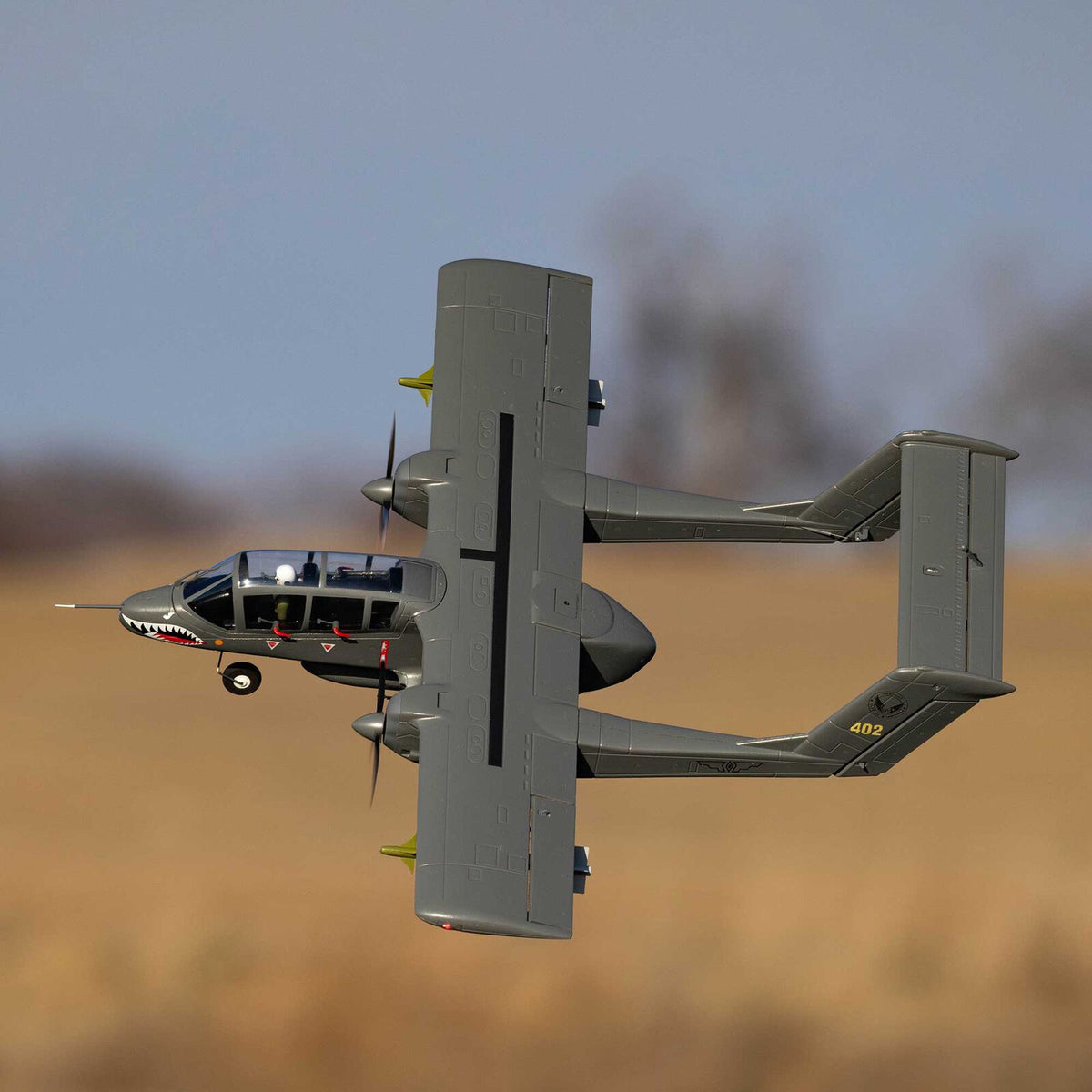 Micro OV-10 Bronco 645mm BNF Basic with AS3X and SAFE Select