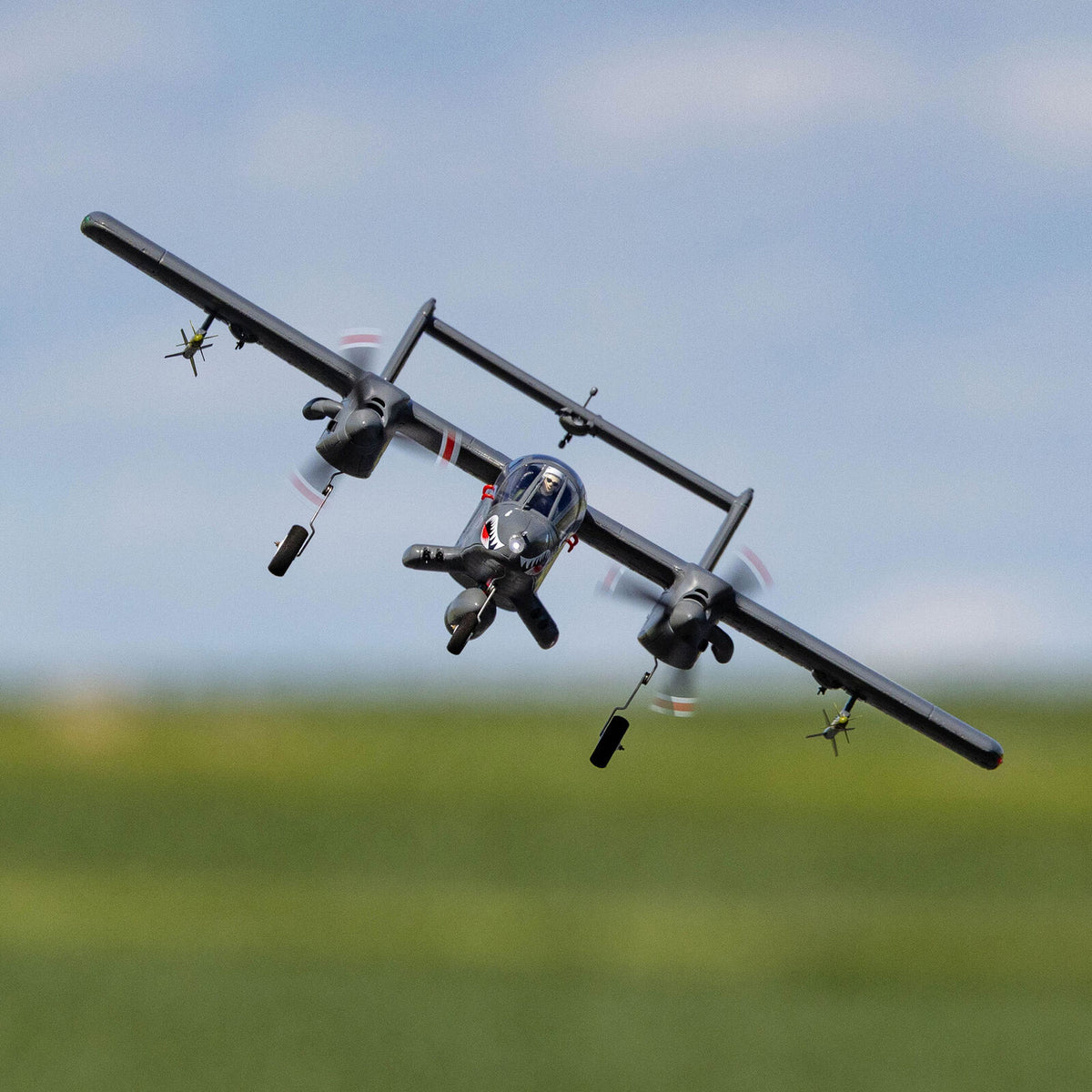 Micro OV-10 Bronco 645mm BNF Basic with AS3X and SAFE Select