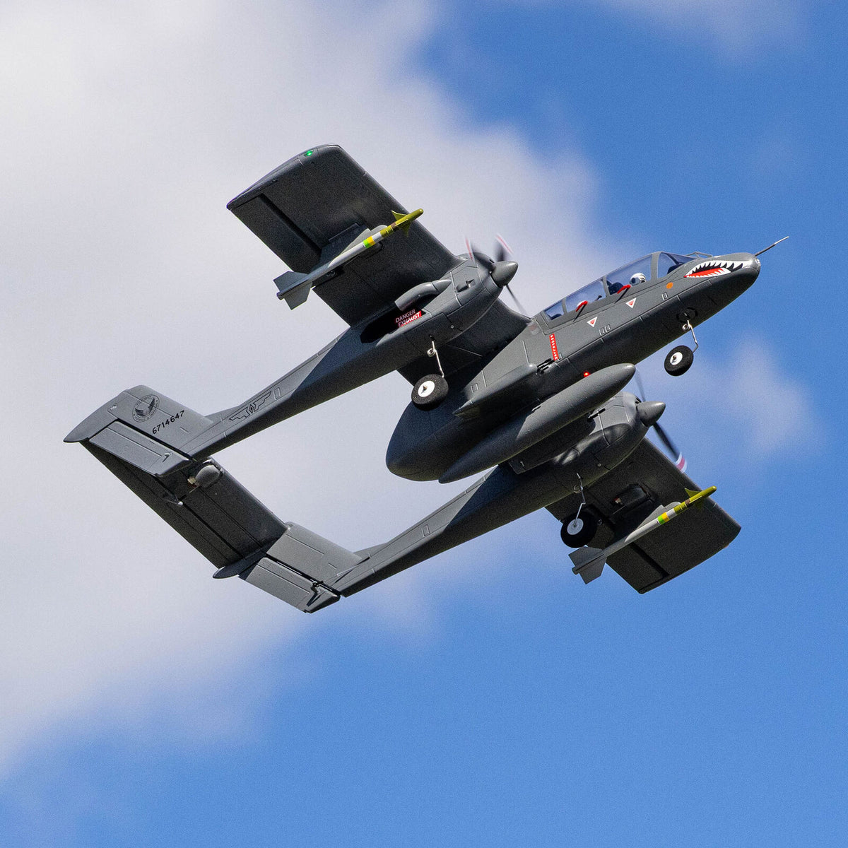 Micro OV-10 Bronco 645mm BNF Basic with AS3X and SAFE Select