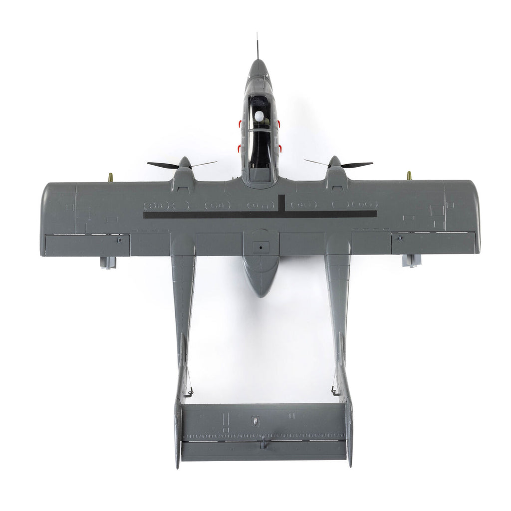 Micro OV-10 Bronco 645mm BNF Basic with AS3X and SAFE Select