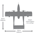 Micro OV-10 Bronco 645mm BNF Basic with AS3X and SAFE Select